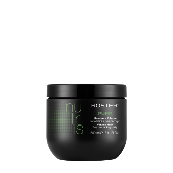 KOSTER Nutris Pump Maschera Volume - per Capelli Fini e Privi di Corpo-