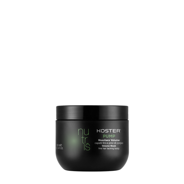 KOSTER Nutris Pump Maschera Volume - per Capelli Fini e Privi di Corpo-