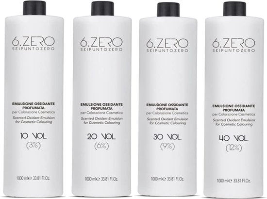 6.ZERO Emulsione Ossidante per Colorazione -Profumata- 1000 ml