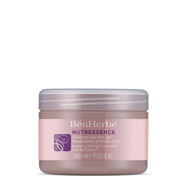 BenHerbe Nutressence Maschera viso Anti-age- Ricostituente al Veleno d' Api- 250 ml