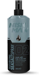 NISHMAN Sea Salt Spray 02 Kelp & Aloe Vera 200 ml – Spray Texturizzante Capelli Effetto Beach Waves