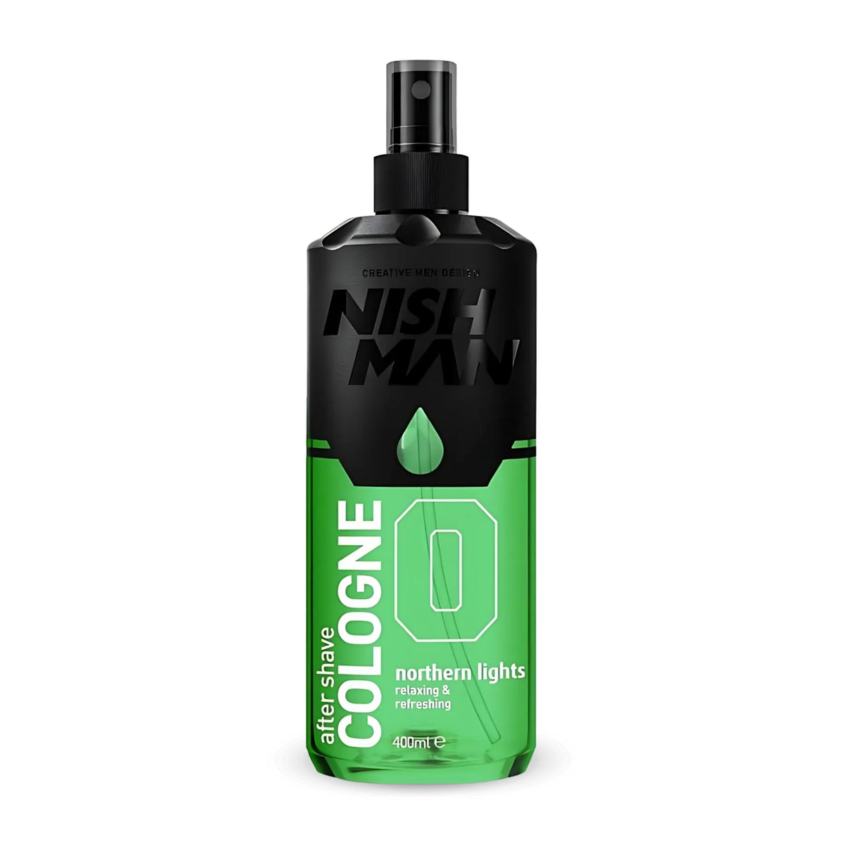 NISHMAN Aftershave Cologne N.00 Northern Lights 400 ml – Dopobarba Colonia Uomo