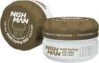 NISHMAN Hair Styling Aqua Wax B7 Gold One 150 ml – Cera Capelli Effetto Lucido Tenuta Ultra Forte