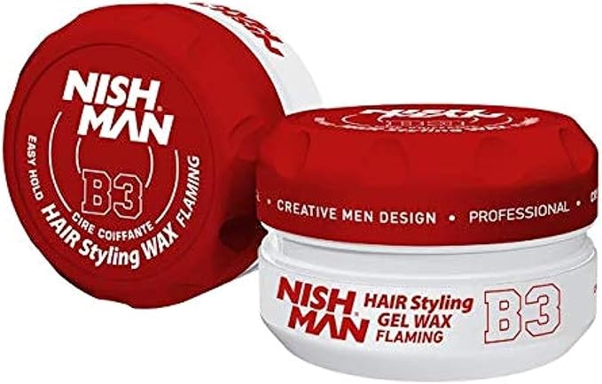 NISHMAN Hair Styling Aqua Wax B3 Flaming 150 ml – Cera Capelli Effetto Lucido Tenuta Ultra Forte