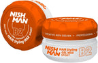 NISHMAN Hair Styling Aqua Wax B2 Sport 150 ml – Cera Capelli Effetto Lucido Tenuta Ultra Forte