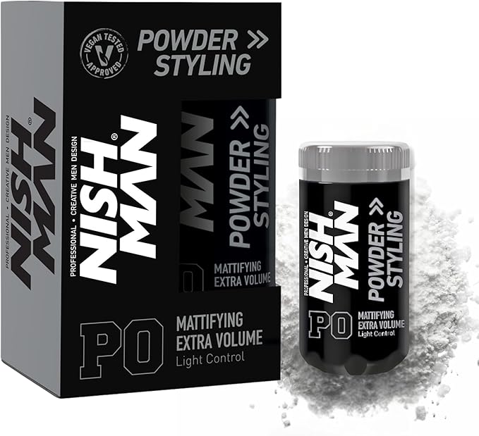 NISHMAN Hair Styling Powder P0 Extra Volume 20 gr – Polvere Volumizzante Capelli Effetto Opaco