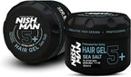 NISHMAN Ultra Hold Sea Salt Hair Gel 300 ml – Gel Capelli Tenuta Ultra Forte