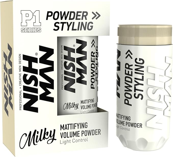 NISHMAN P1 Milky Mattifying Volume Powder 20 gr – Polvere Volumizzante Capelli Effetto Opaco