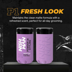 NISHMAN Hair Styling Powder P1 Fresh Look 20 gr – Polvere Volumizzante Capelli Effetto Opaco