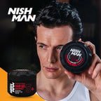 NISHMAN Ultra Hold Gum Effect Hair Gel 300 ml – Gel Capelli Tenuta Ultra Forte