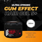 NISHMAN Ultra Hold Gum Effect Hair Gel 300 ml – Gel Capelli Tenuta Ultra Forte