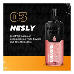 NISHMAN After Shave Cologne Nesly N.3 400 ml – Dopobarba Colonia Uomo