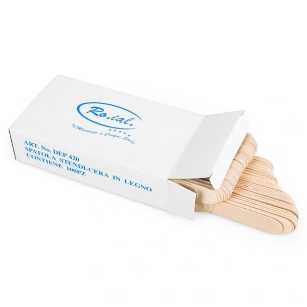 Roial Spatole Stendi- Cera in Legno- 100 pz