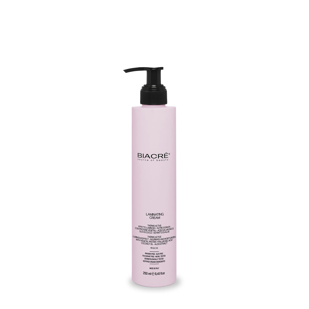 BIACRÉ Laminating Cream- con Azione Laminante e Ristrutturante -