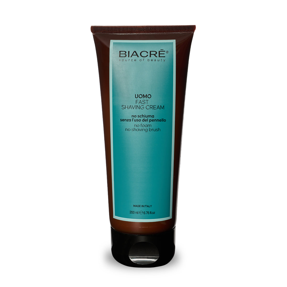 BIACRÉ Uomo Fast Shaving Cream- No schiuma- 200 ml