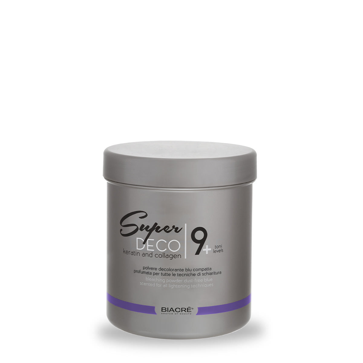 BIACRÉ Super Deco 9+ 500 gr - Polvere Decolorante Blu -