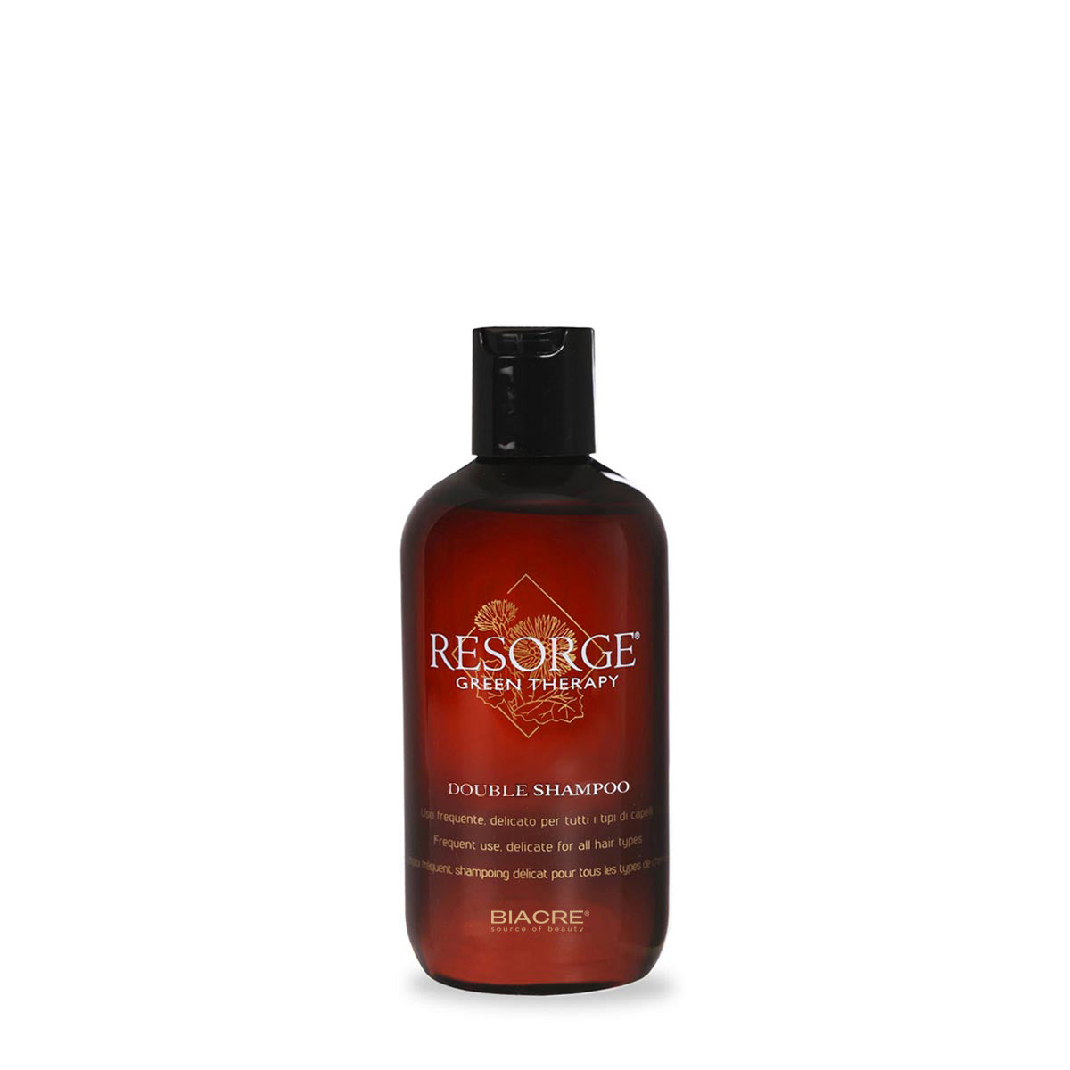BIACRÉ Shampoo Bivalente per Cute Grassa Punte Secche - Resorge