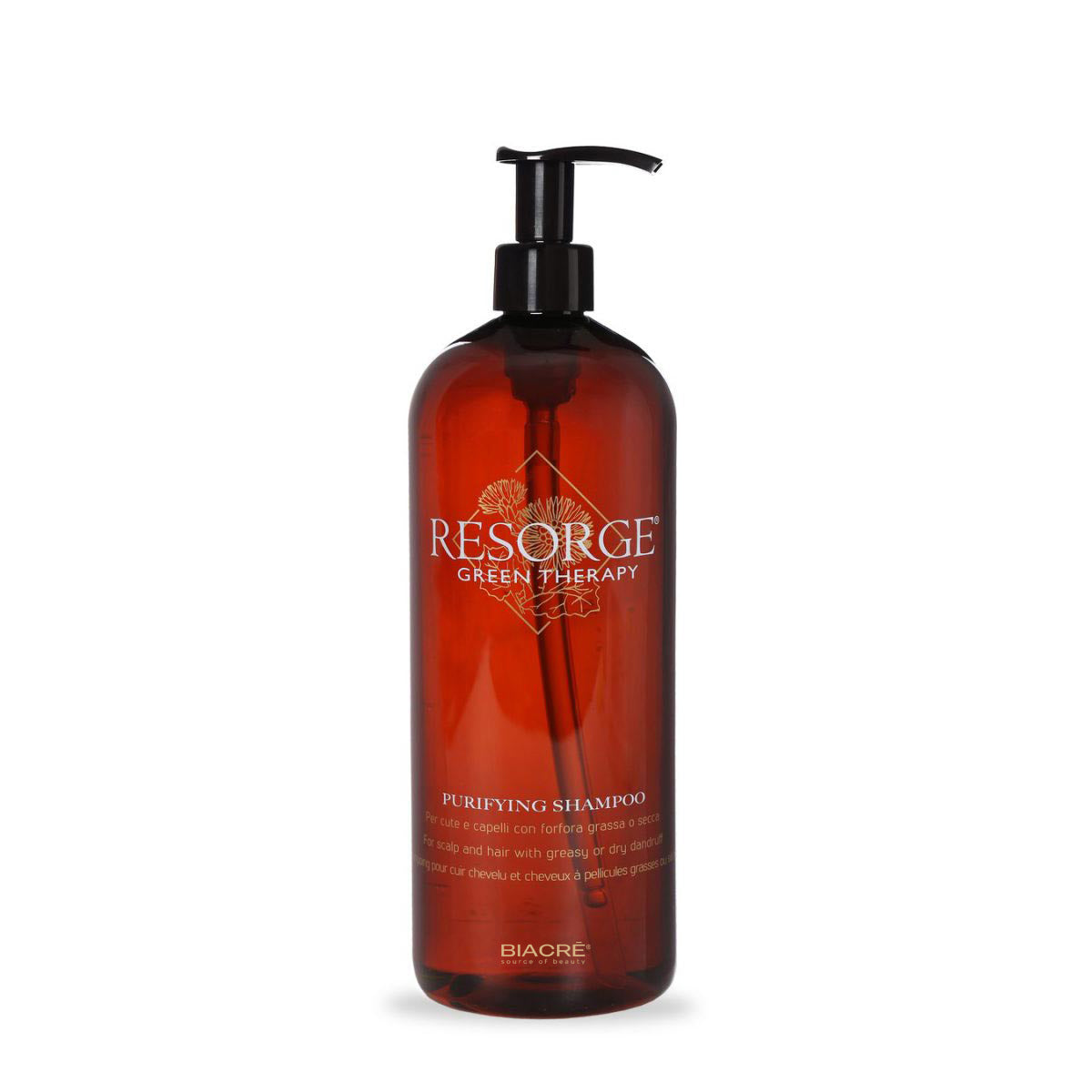 BIACRÉ Shampoo Purificante per Cute e Capelli con Forfora Grassa o Secca - Resorge