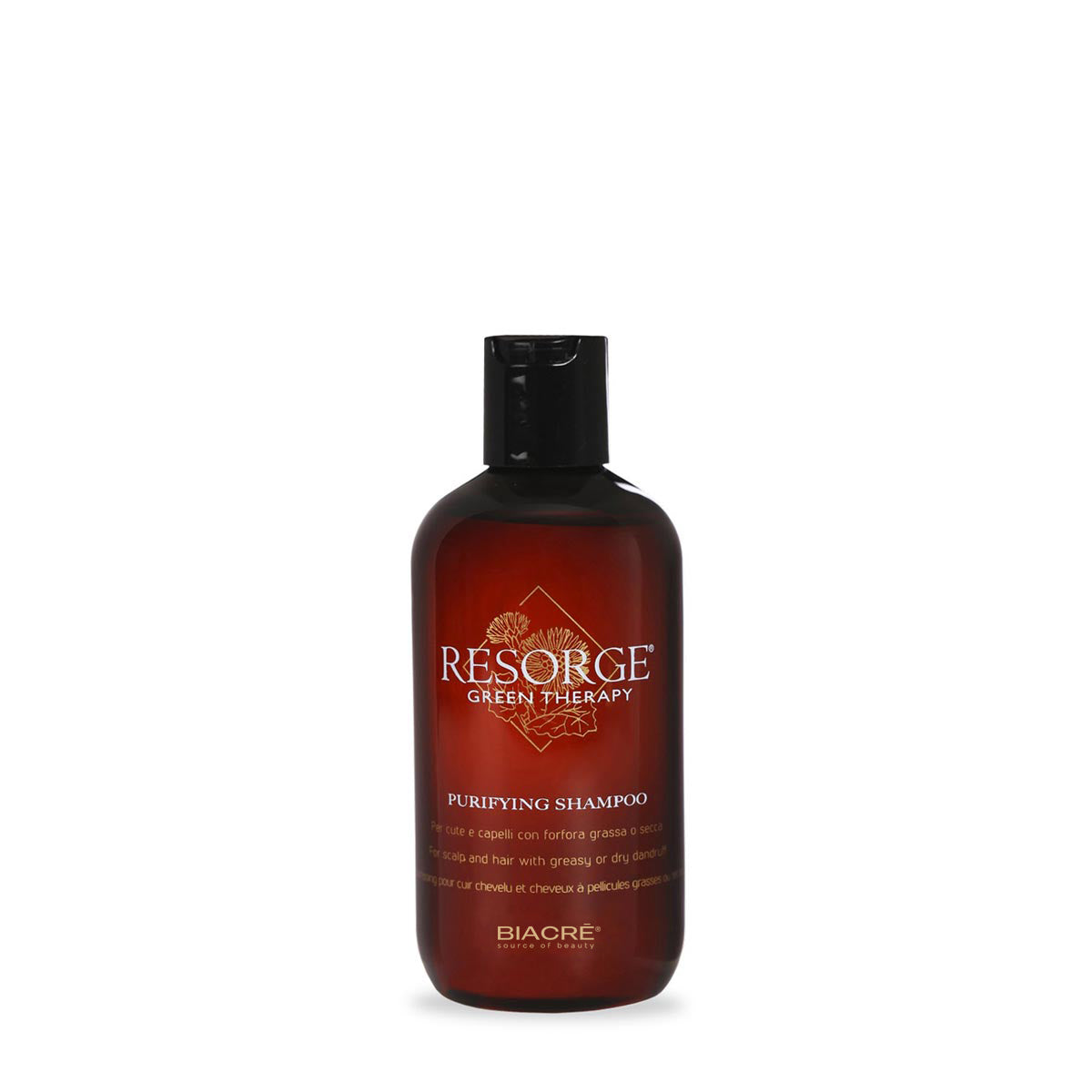 BIACRÉ Shampoo Purificante per Cute e Capelli con Forfora Grassa o Secca - Resorge