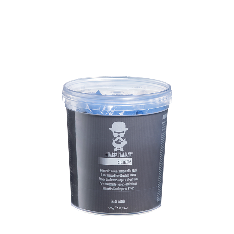 Barba Italiana Bramante- Polvere Decolorante Compatta Blu 9 Toni- 500 g