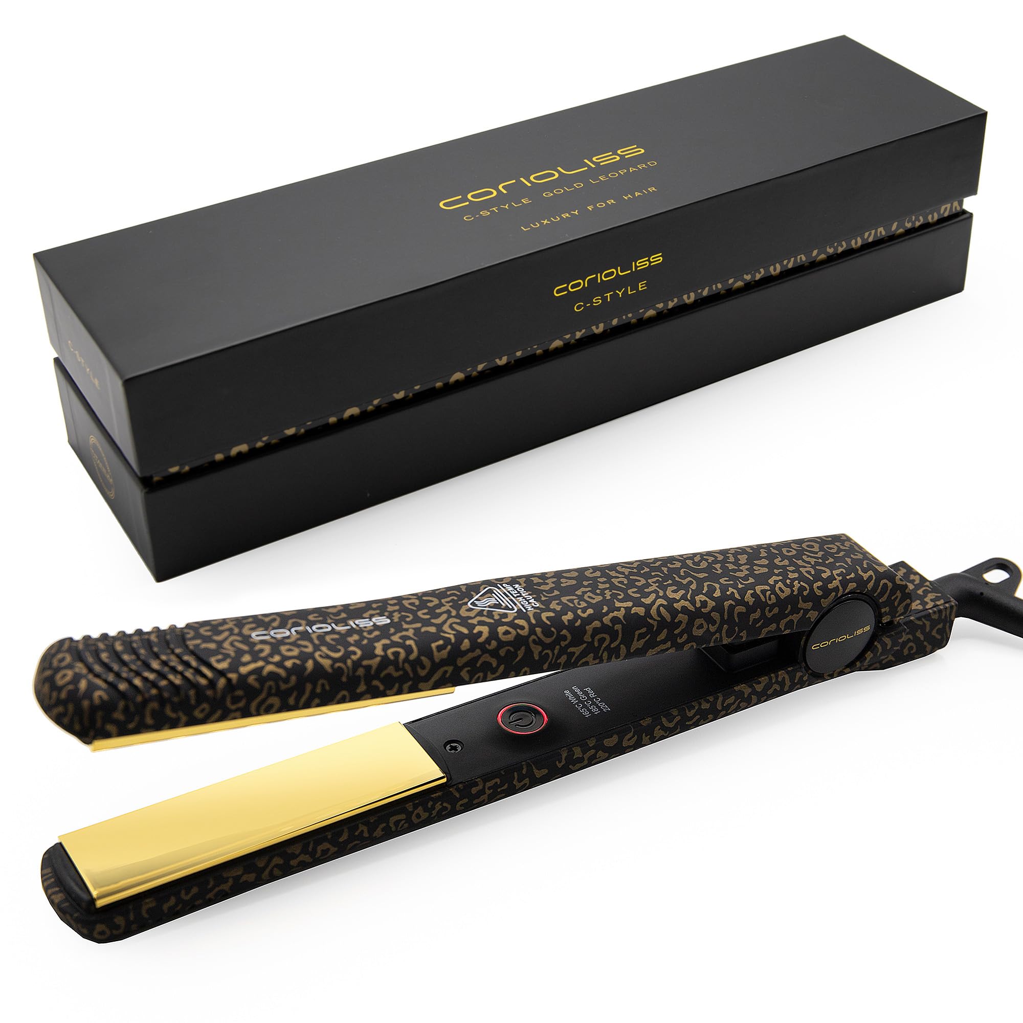 Corioliss Piastra C- Style Gold Leopard Soft Touch