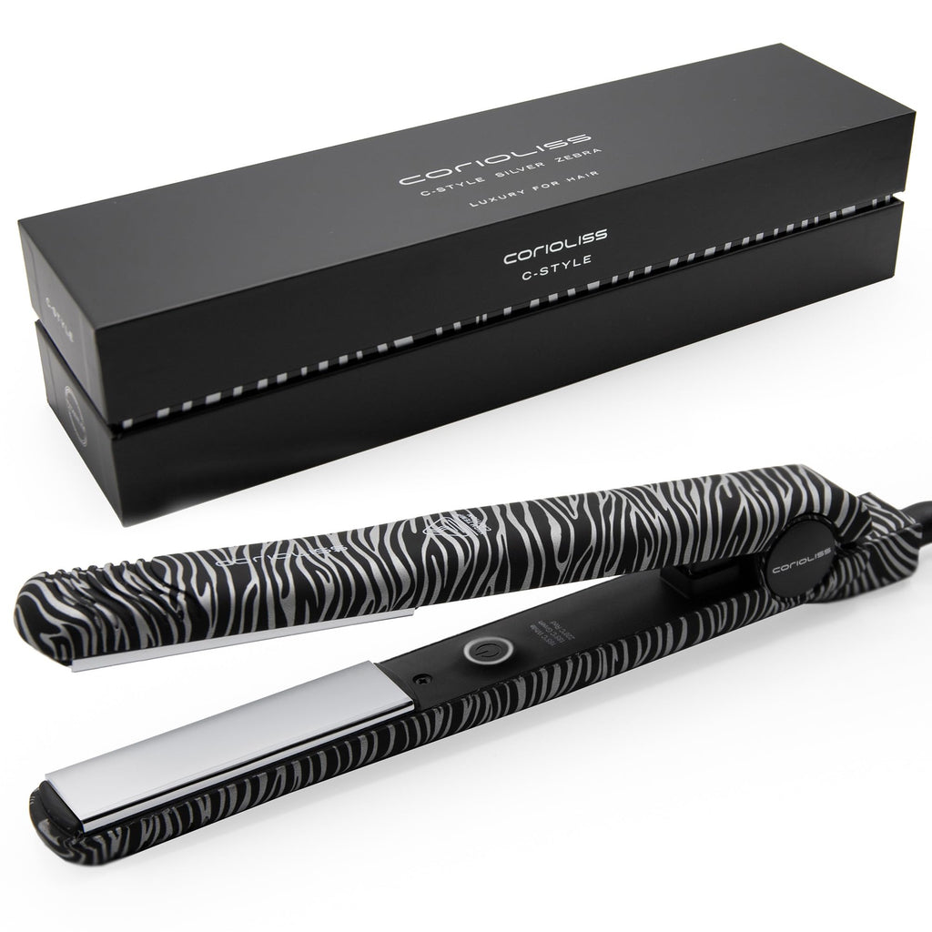 Corioliss Piastra per capelli C- Style Silver Zebra Soft Touch