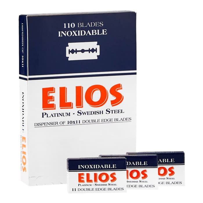 Elios Lame da Barba Platinum Inossidabili- 110 pz