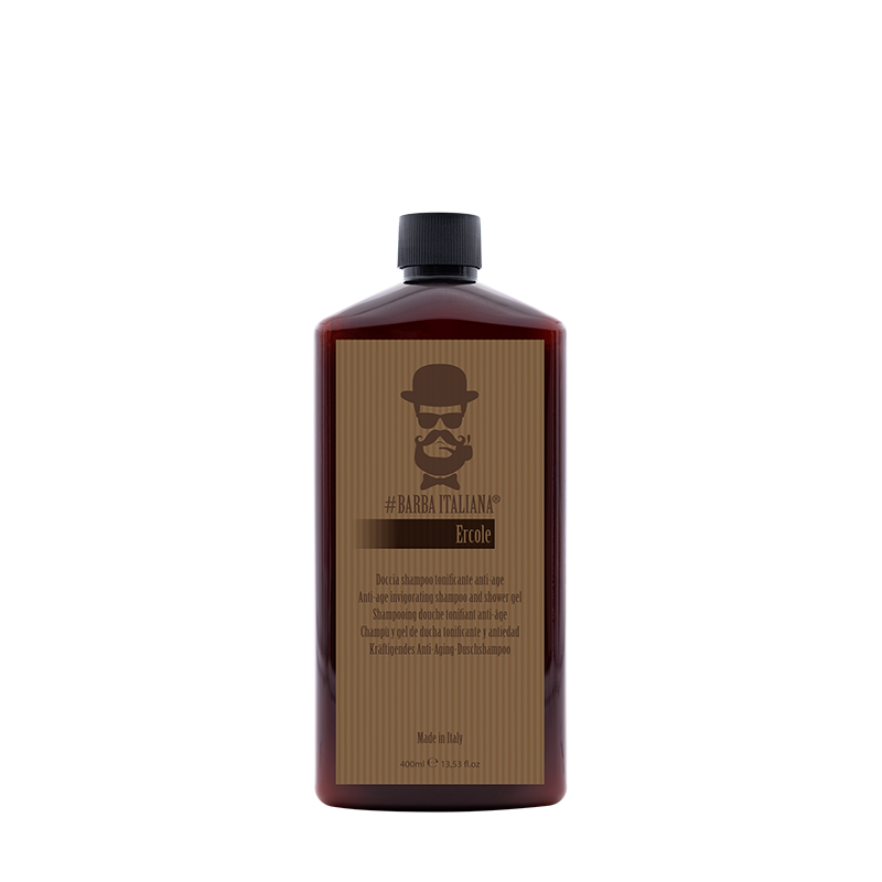 Barba Italiana Ercole- Doccia Shampoo Tonificante Anti- age- 400 ml