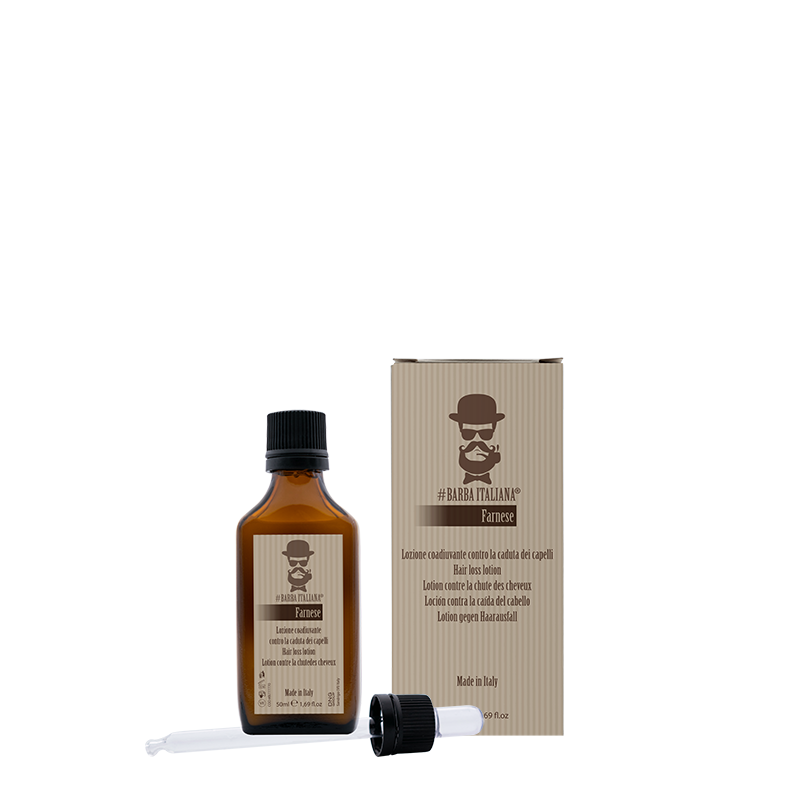 Barba Italiana Farnese- Lozione Coadiuvante Contro la Caduta dei Capelli- 50 ml