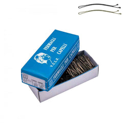 Ferretti per Acconciature Capelli - Chiusi Liscio Nero- 500 g