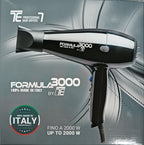 Formula 3000 Asciugacapelli Professionale- Nero