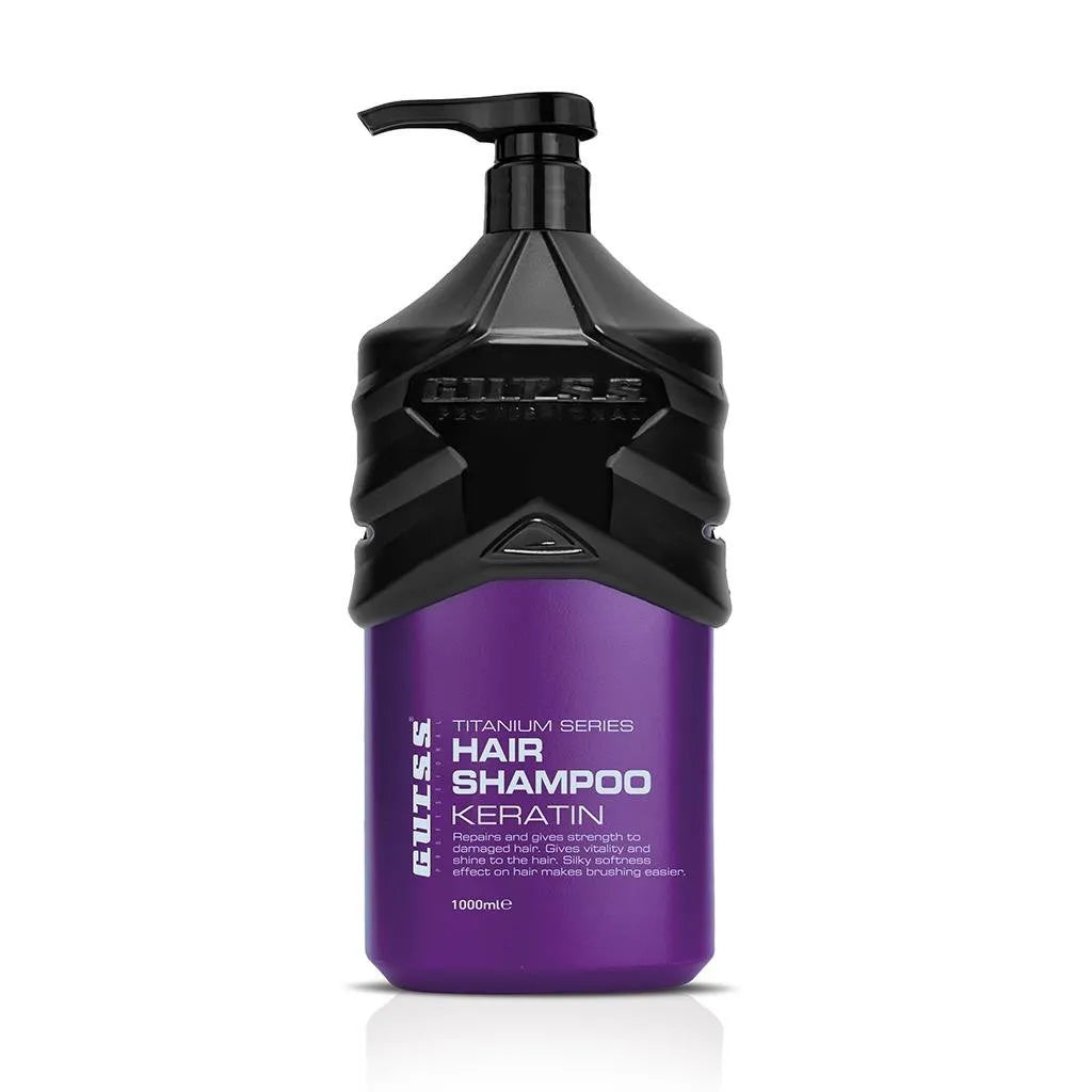 GUTSS Titanium Hair Shampoo Keratin -Nutriente e Anticrespo-  1000 ml