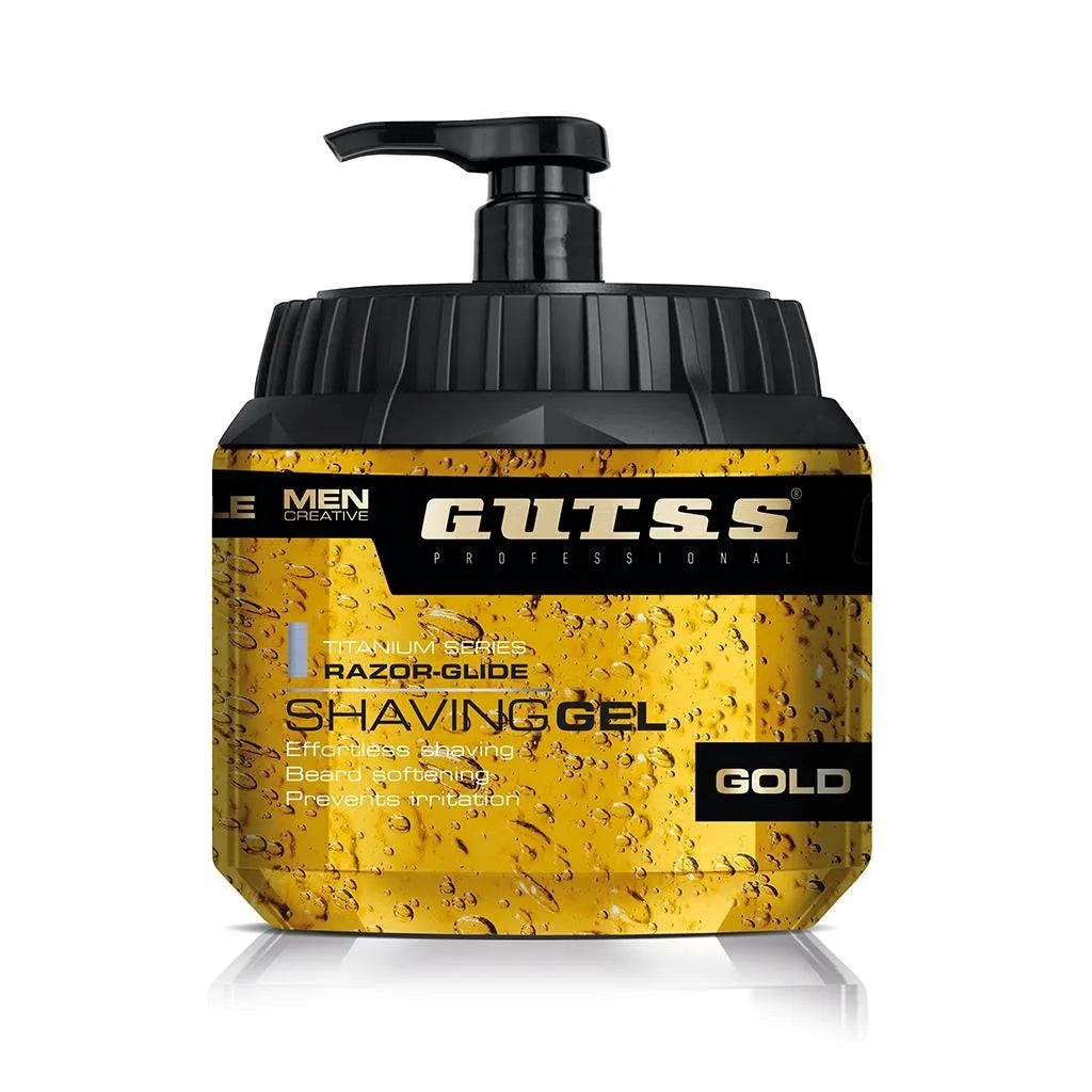GUTSS Titanium Series Shaving Gel - Gold- 500 ml