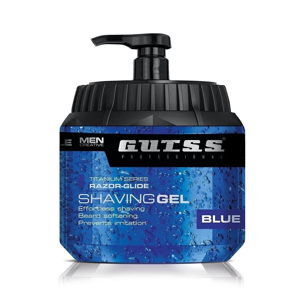 GUTSS Titanium Series Shaving Gel -Blue- 500 ml
