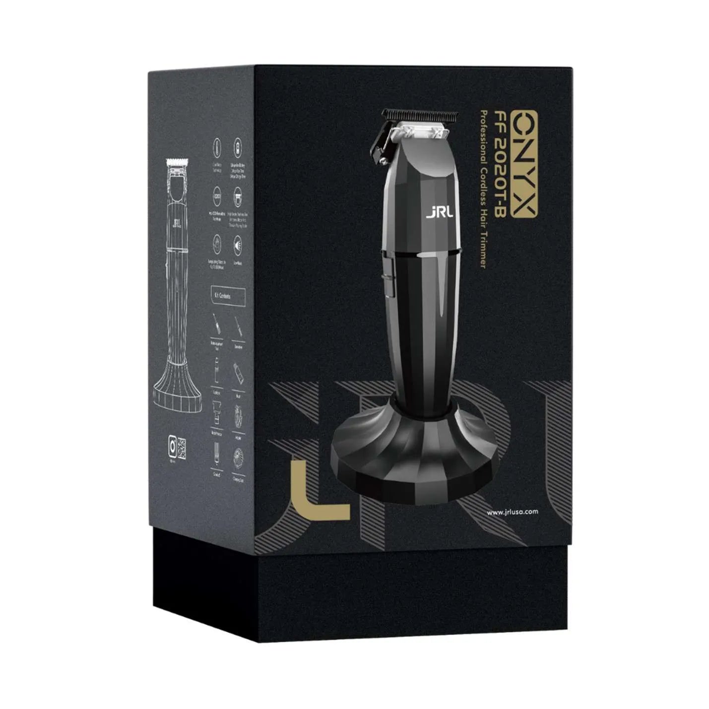 JRL Trimmer Tagliacapelli Professionale Onyx FF2020T-B- Cordless