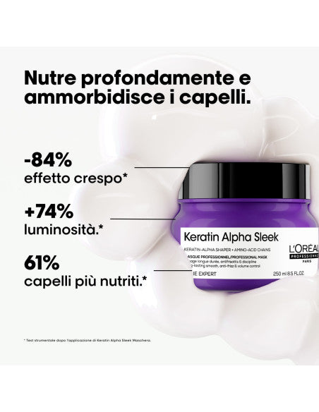 L' Oreal Serie Expert Keratin Alpha Sleek Professional-  Maschera