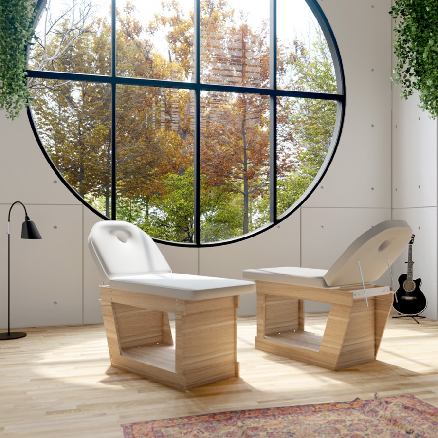 Lettino Spa e Centro Benessere in Legno- M-Design