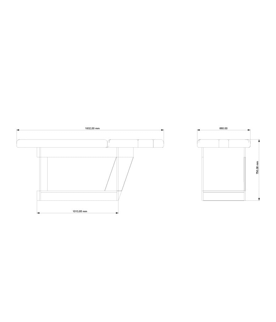 Lettino Spa e Centro Benessere in Legno- M-Design