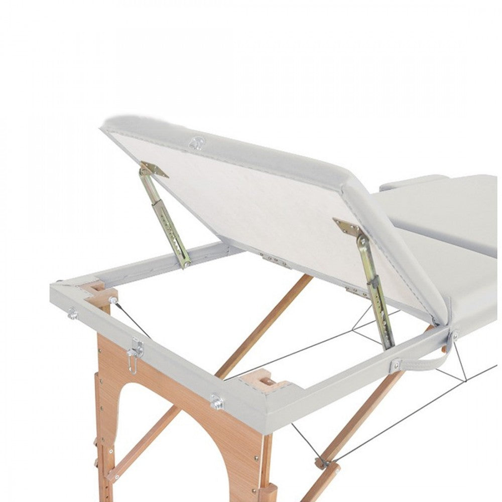 Lettino Spa e Centro Benessere - Round- in Legno Pieghevole