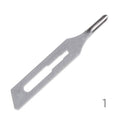 Premax Lame Sgorbie in Acciaio Inossidabile Nr. 1 - Monouso Sterilizzate- 100 pz