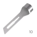 Premax Lame Sgorbie in Acciaio Inossidabile Nr. 10 - Monouso Sterilizzate- 100 pz