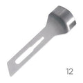 Premax Lame Sgorbie in Acciaio Inossidabile Nr. 12 - Monouso Sterilizzate- 100 pz