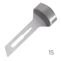 Premax Lame Sgorbie in Acciaio Inossidabile Nr. 15 - Monouso Sterilizzate- 100 pz