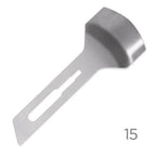 Premax Lame Sgorbie in Acciaio Inossidabile Nr. 15 - Monouso Sterilizzate- 100 pz