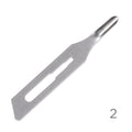 Premax Lame Sgorbie in Acciaio Inossidabile Nr. 2 - Monouso Sterilizzate- 100 pz