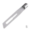 Premax Lame Sgorbie in Acciaio Inossidabile Nr. 5 - Monouso Sterilizzate- 100 pz