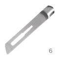 Premax Lame Sgorbie in Acciaio Inossidabile Nr. 6 - Monouso Sterilizzate- 100 pz