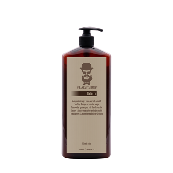 Barba Italiana Nabucco- Shampoo lenitivo per Cuoio Capelluto Sensibile-