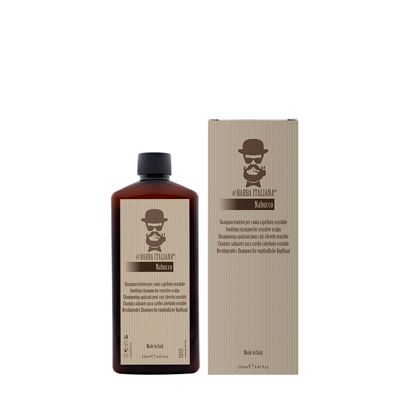Barba Italiana Nabucco- Shampoo lenitivo per Cuoio Capelluto Sensibile-