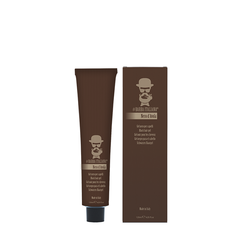 Barba Italiana Nero d' Avola- Gel nero per Capelli- 120 ml